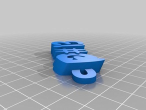 justin organizzazione personalizzato 3d print model - Mito3D
