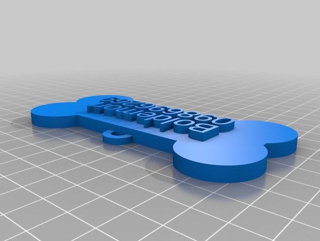 boldemort doble de tamaño texto las mascotas personalizado 3D print model - Mito3D