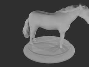 o cavalo animais 3d print model - Mito3D