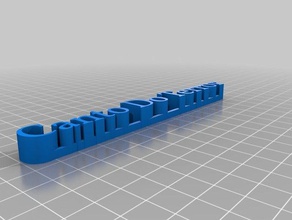 il mio personalizzato canto terrore 3d targhetta sculture 3d print model - Mito3D