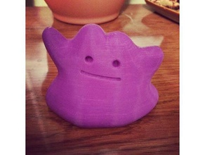 happy ditto pokemon creatures figures go remix 3d print model - Mito3D