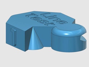 vertikale Linie-test Form 3d drucken tests 3d print model - Mito3D