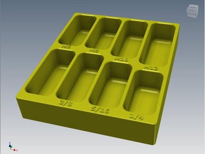 toolbox tidy tap tray holders boxes hand tools 3d print model - Mito3D