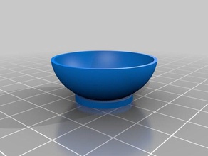shaving bowl bathroom 3d print model - Mito3D