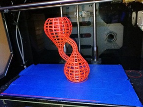 double bouteille de klein remix les mathématiques art remixchallenge 3d print model - Mito3D