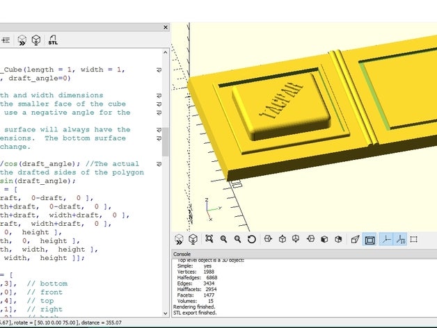 test vaccuform de coquille moule bricolage 3D print model - Mito3D