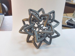 star nido visual geometria arte 3d print model - Mito3D
