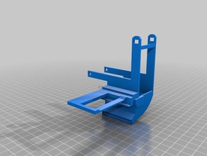 soporte ventilador bfb0712h para prusa i3 pro 3d de la impresora accesorios refrigeración fanduct 3d print model - Mito3D