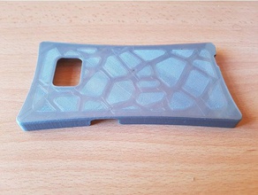 samsung s7 edge case mobile phone cover magnetic samsumg voronoi 3d print model - Mito3D