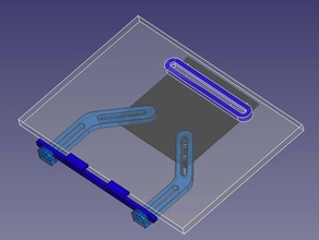 laptop-Ständer vesa-Halterung computer laptop-Halterung vesa-adapter 3d print model - Mito3D
