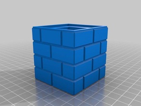 hollow brick column buildings structures 3d slash 3d print model - Mito3D