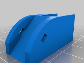 hotend Kabelführung hypercube 3d Drucker Zubehör 3d print model - Mito3D