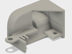 wanhao duplicador i3 frio de fim ventilador conversão 3d a impressora partes do duto 3d print model - Mito3D