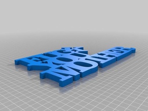 variabile word scultura sculture personalizzato 3d print model - Mito3D