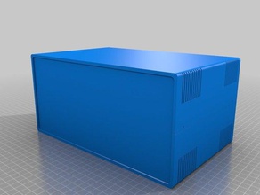my customized double din box electronics 3d print model - Mito3D