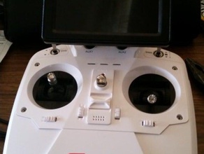 k-20 ekran monte edin rc araç cheerson cx20 drone tx lcd gerçek quanum goggle 3d print model - Mito3D