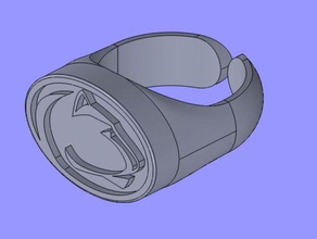 alimentatore ring size 6 anelli penn state 3d print model - Mito3D