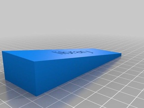 meine angepasste Tür zu stoppen Haushalt 3d print model - Mito3D