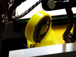 fan prusa i4 3d printer accessories cooling radial 3d print model - Mito3D