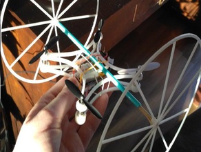 emniyet tekerlekleri micro quadcopter quadrocopter rc araçlar 3d print model - Mito3D