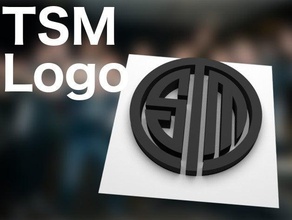 tsm-Liga-logo Spiele leagueoflegends Liga-genial league legends 3d print model - Mito3D