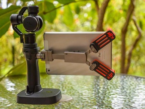 dji osmo 4k stabilizzato fotocamera ipad mini staffe di montaggio 3d print model - Mito3D