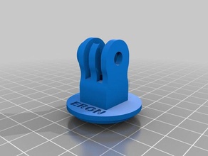 gopro capot de la potence 3d l'imprimante accessoires 3d print model - Mito3D