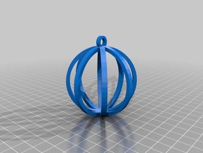 personnalisé de l'arbre noël la balle sculptures 3d print model - Mito3D
