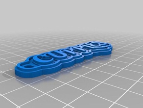cupples keychains customized 3d print model - Mito3D