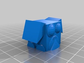pug 3dblockzoo animali 3d print model - Mito3D
