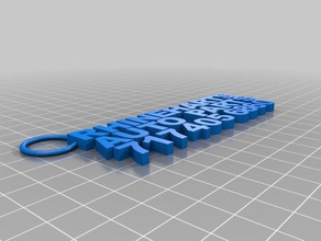un trousseau de clés 3d l'impression 3d print model - Mito3D