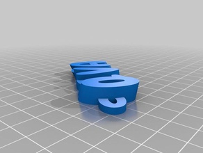 liv Schlüsselanhänger angepasst 3d print model - Mito3D