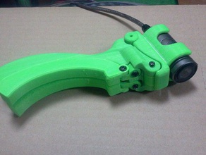 hx-a500 tripod pistol camera mount electronics gun panasonic transformers wearable 3d print model - Mito3D