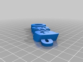 travis organization customized 3d print model - Mito3D