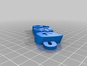 zach organização personalizado 3d print model - Mito3D
