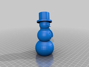 snowman figure sculptures 3d print model - Mito3D