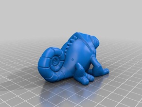 camaleón los juguetes juegos 3d print model - Mito3D
