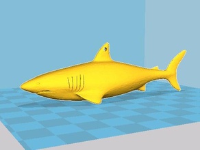 requin ornement les animaux 3d print model - Mito3D