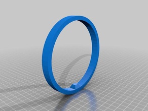 elegante anillo de laberinto rompecabezas 3d print model - Mito3D