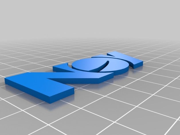nov logotipo 3d impressão 3D print model - Mito3D