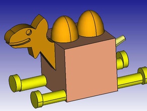cammello blocco 3d zoo animali 3dblockzoo figura giocattolo 3d print model - Mito3D