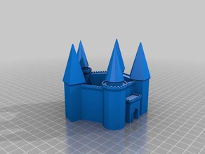 rhea Burg Gebäude Strukturen angepasst 3d print model - Mito3D