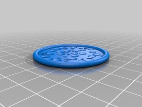 meine angepasste parametrische pizza Essen trinken 3d print model - Mito3D