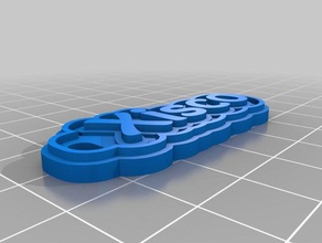 llavero xisco keychains customized 3d print model - Mito3D