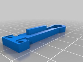meu personalizados melhorado z-sonda interruptor de limite titular auto cama nivelamento 3d a impressora extrusoras 3d print model - Mito3D