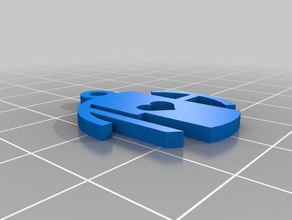 th monogram pendant gioielli personalizzato 3d print model - Mito3D
