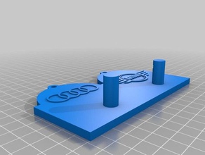 mi tecla personalizada audi mini personalizador organización 3d print model - Mito3D