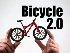 bicycle 20 vehicles bike brian strickler featured improved mountain simple unicycle 3d print model - Mito3D