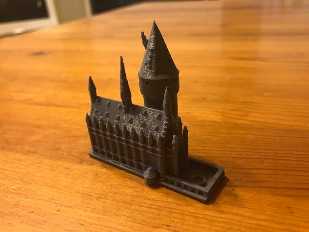 hogwarts castle lamp buildings structures harry potter remix 3D print model - Mito3D