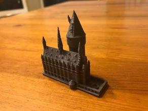il castello di hogwarts lampada gli edifici le strutture harry potter remix 3d print model - Mito3D
